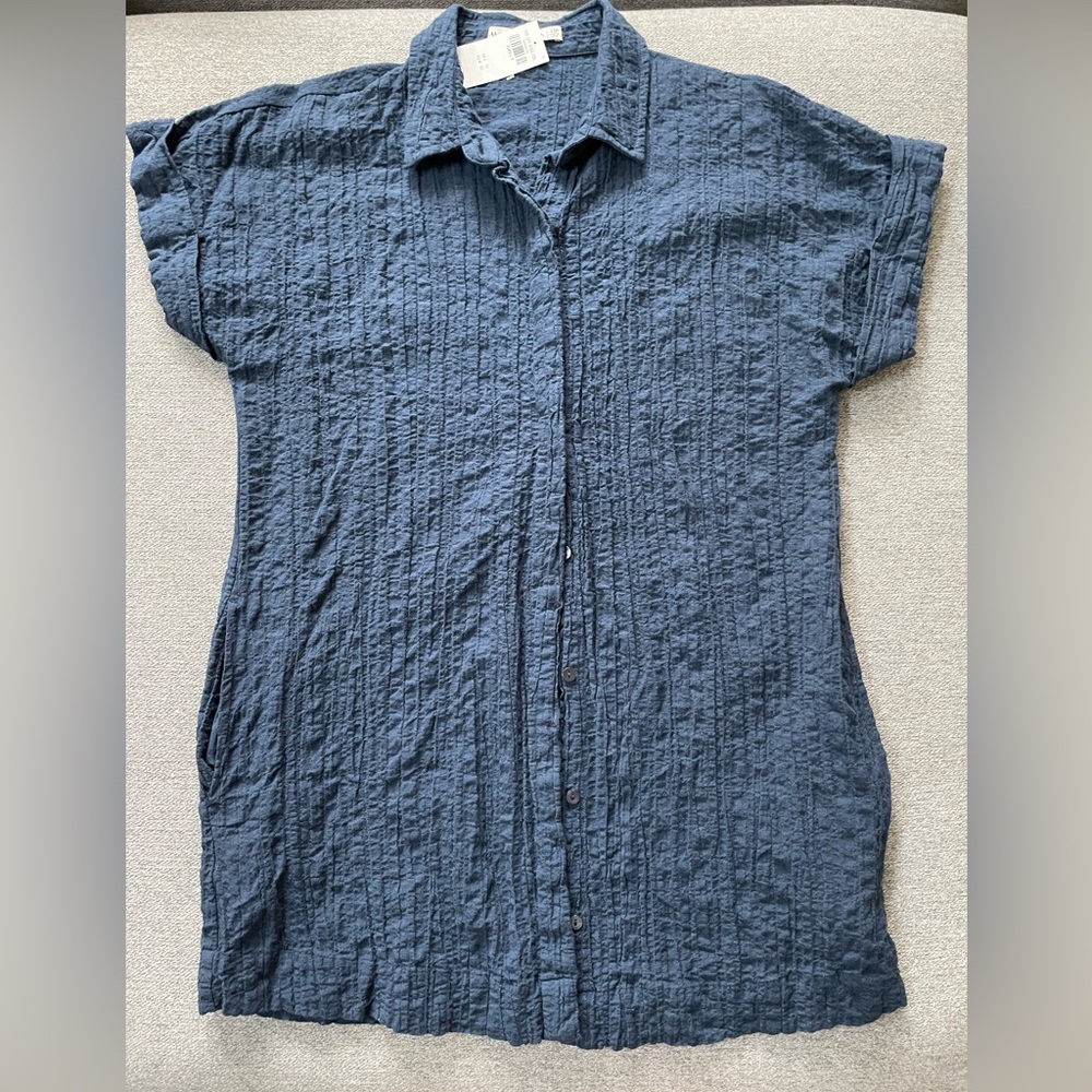 Abercrombie Navy Blue Petite Size XS Dress with Tag